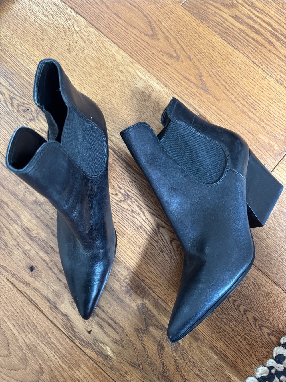 Kendall & Kylie Finley Black Leather Boot Size 10